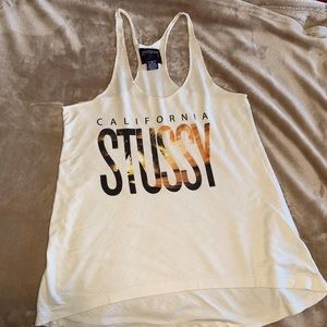 Stüssy tan racerback